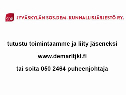 Jyväskylän Sosialidemokraattinen Kunnallisjärjestö ry logo